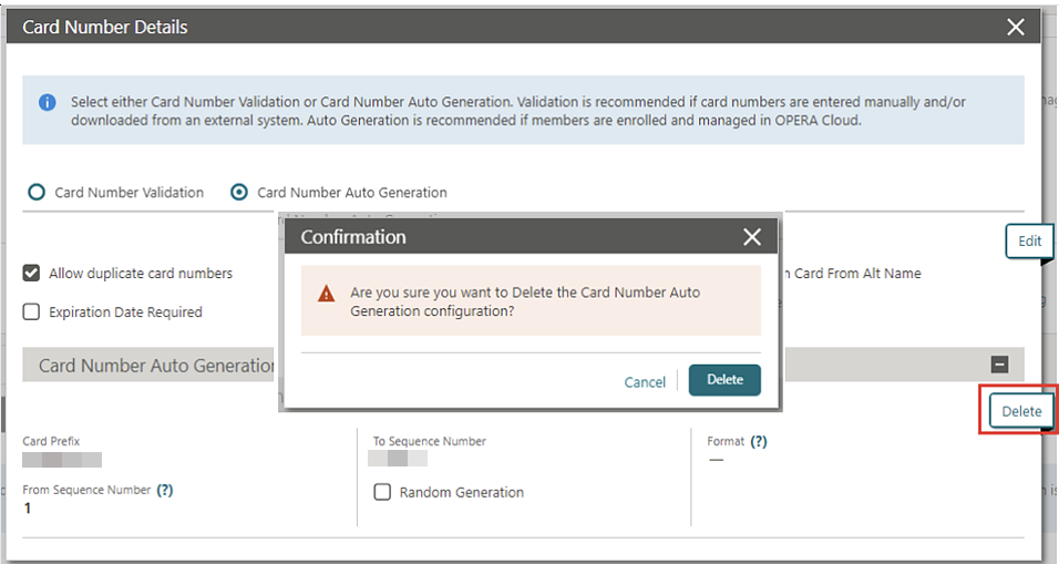 Card Number Auto Generation Card Number Auto Generation