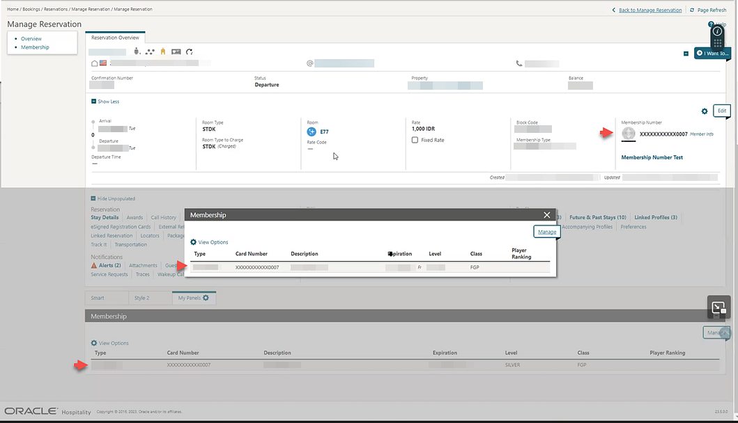 Manage Reservations Manage Reservations