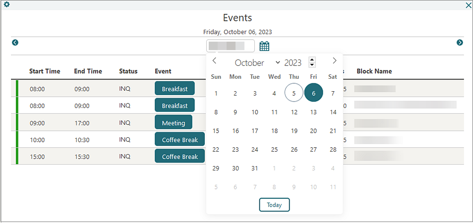 Events Events