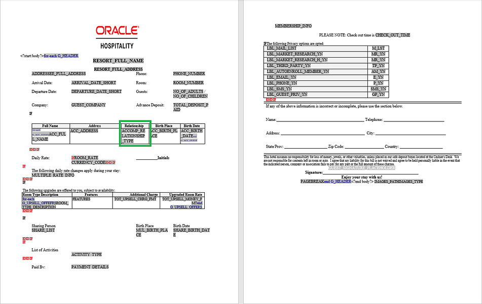 Sample Registration card. Sample Registration card.