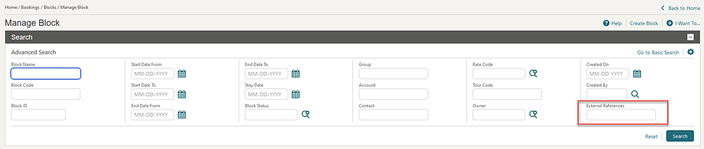 Manage Block Manage Block