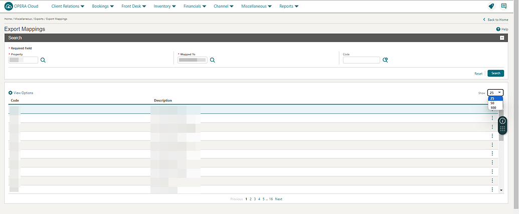 Export Mappings Export Mappings