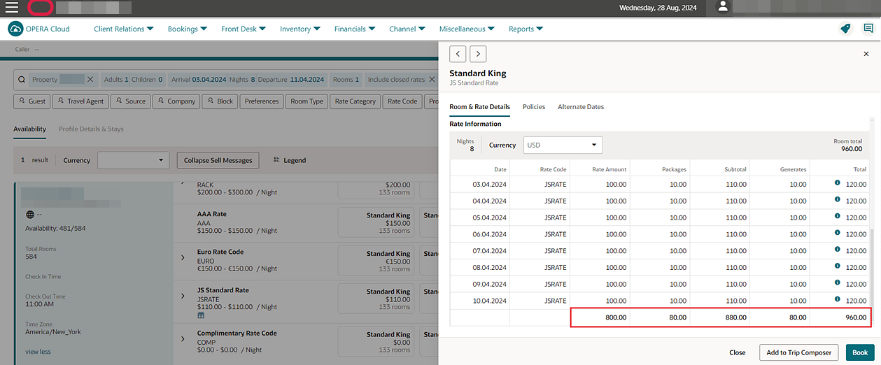 Find Reservation Search Screen Find Reservation Search Screen