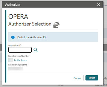 Authorizer ID list on the Authorizer screen. Authorizer ID list on the Authorizer screen.
