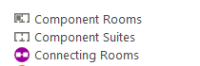 Icons for listed rooms Icons for listed rooms