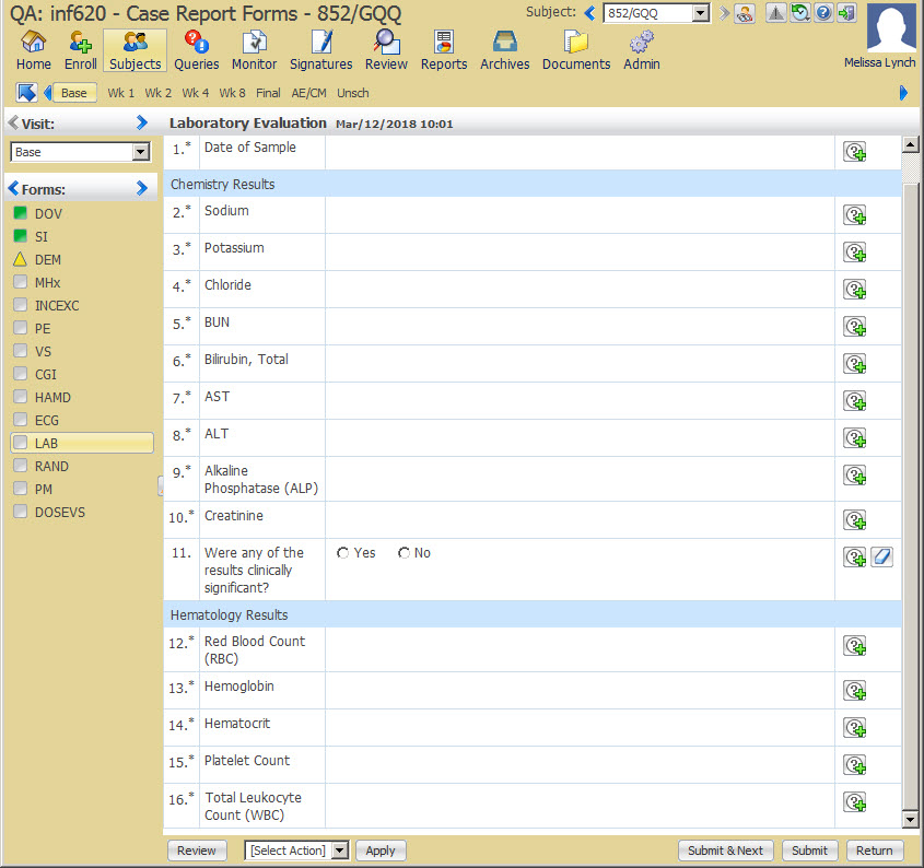 Complete safety forms Complete safety forms