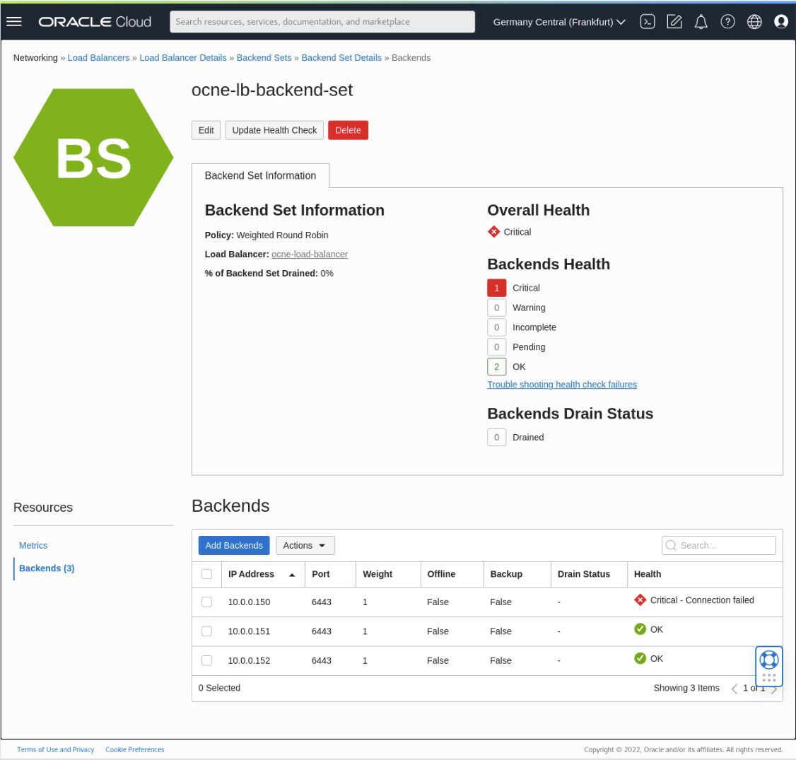 Node Critical Status public_ip_address
