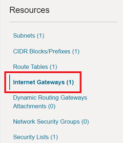 The location of the Internet Gateways page gateway-location