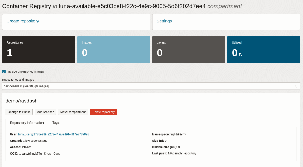 repo details