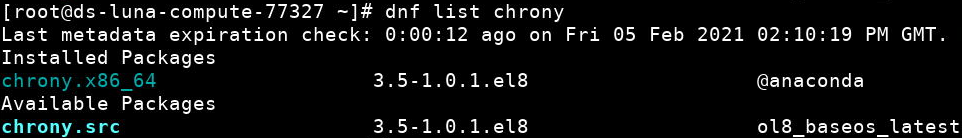 dnf output