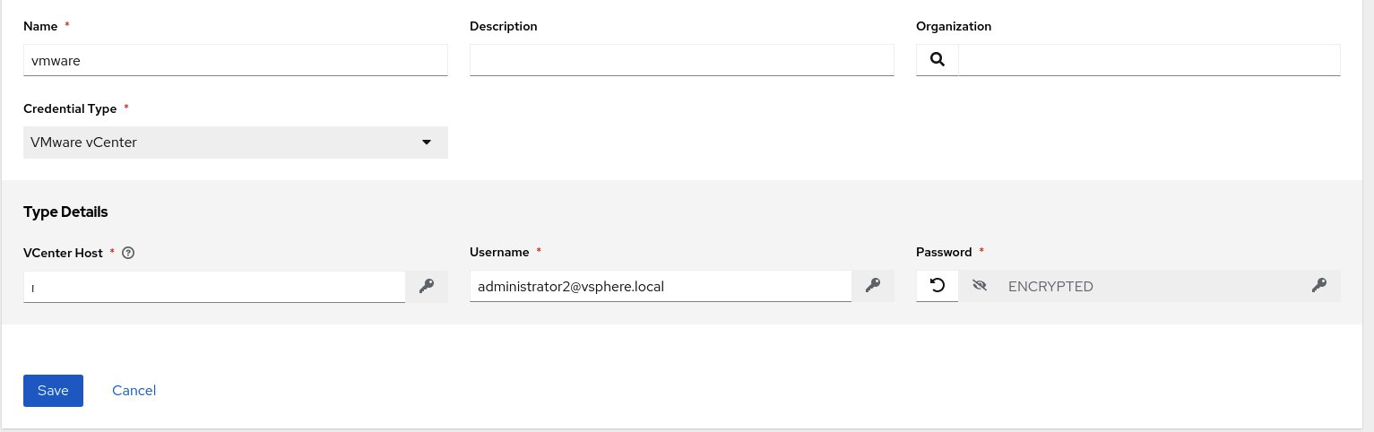 VMware Credential