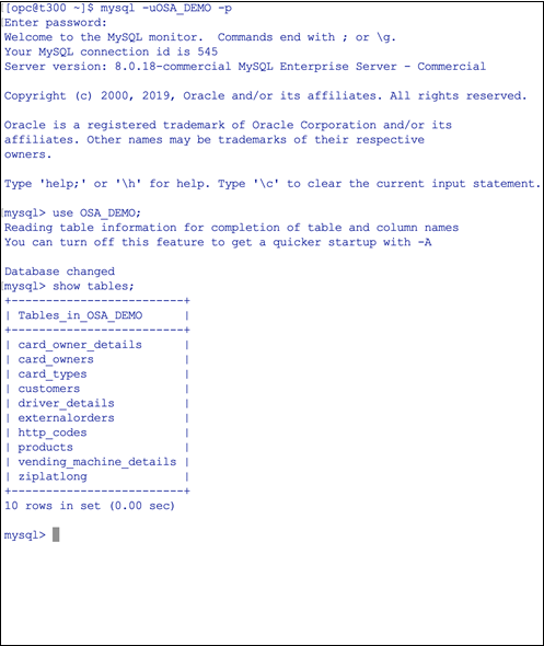 Create Database Objects Create Database Objects