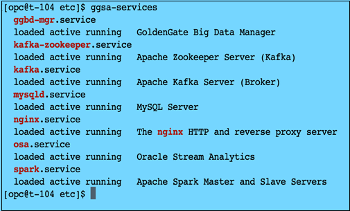 Start and Stop GGSA Services Start and Stop GGSA Services