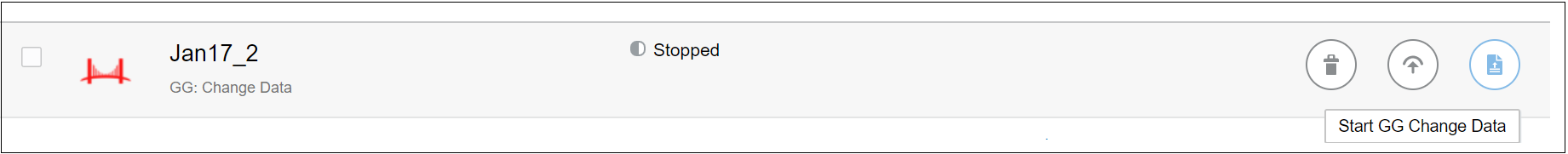 Starting GG Change Data Starting GG Change Data