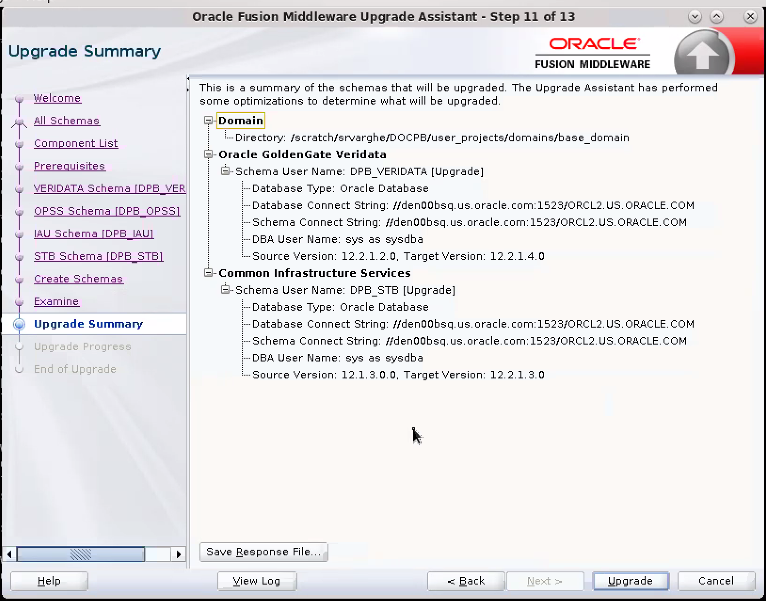 upgrade summary upgrade summary