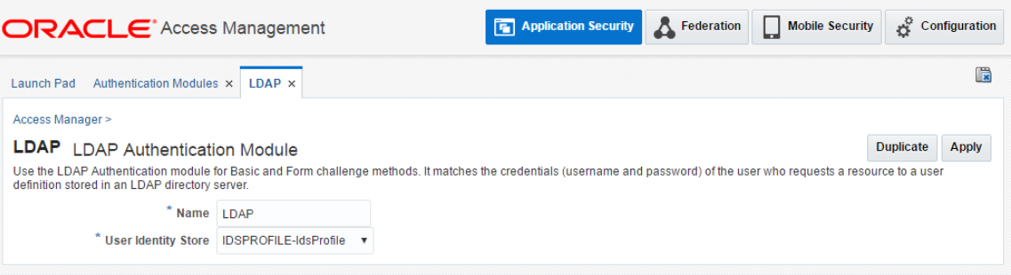 LDAP Authentication Module LDAP Authentication Module