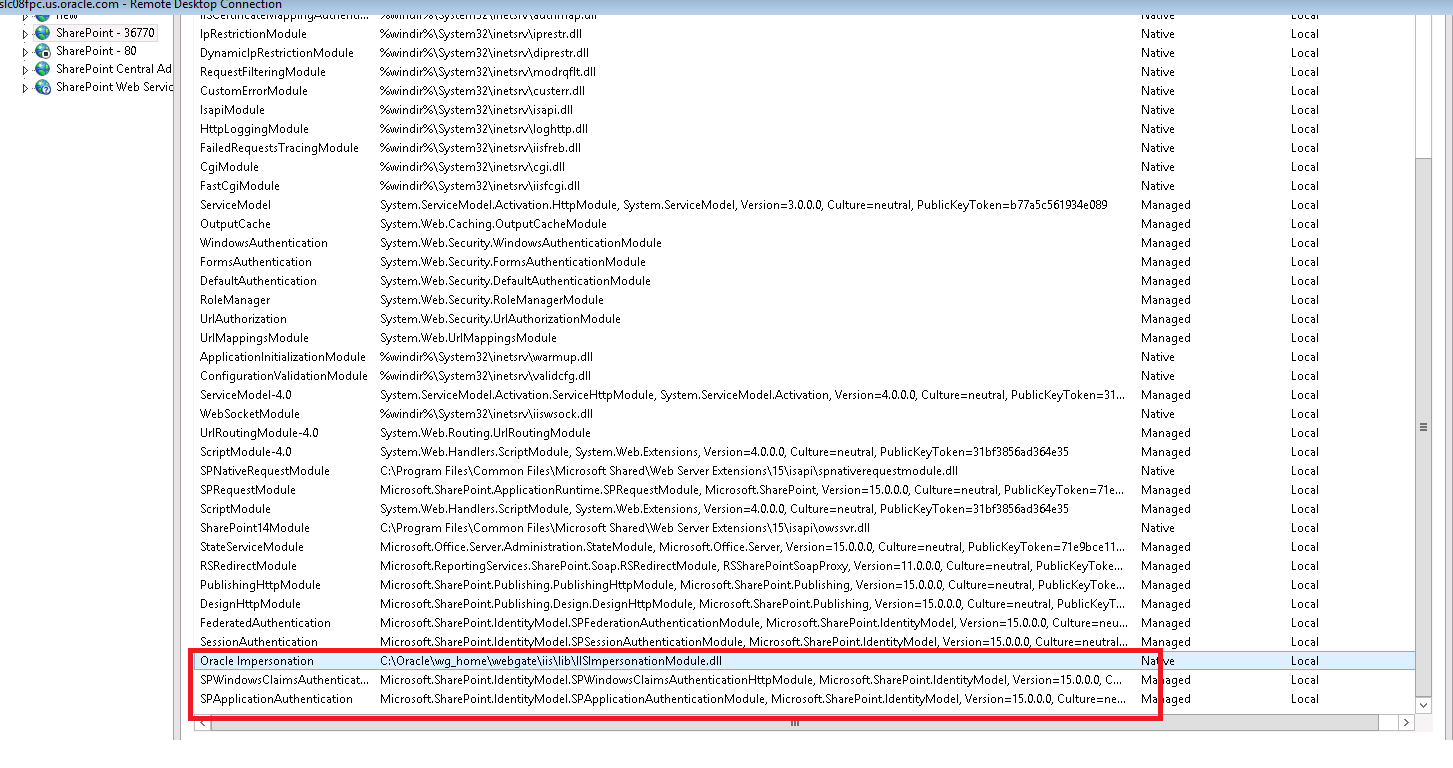 Moving the impersonation module above SPWindowsClaimAthenticationHttpModule, Moving the impersonation module above SPWindowsClaimAthenticationHttpModule,