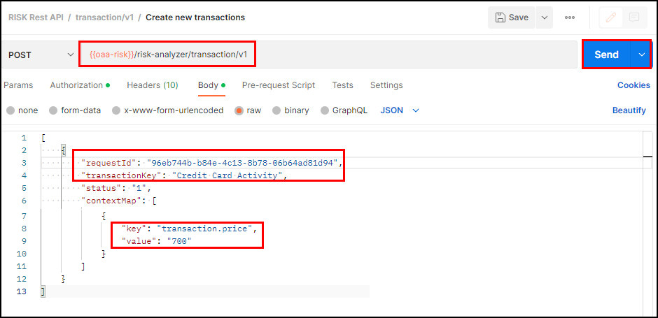 **Create Transaction**