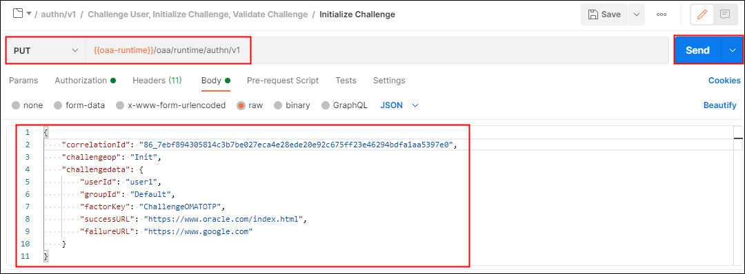 **Initalize Challenge**