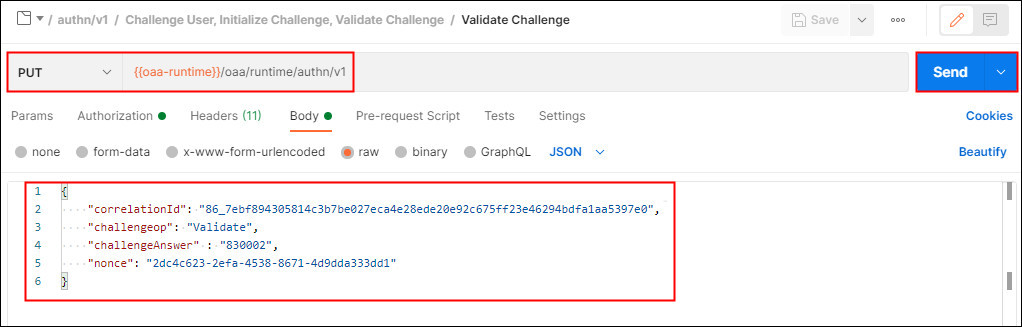 **Validate Challenge**