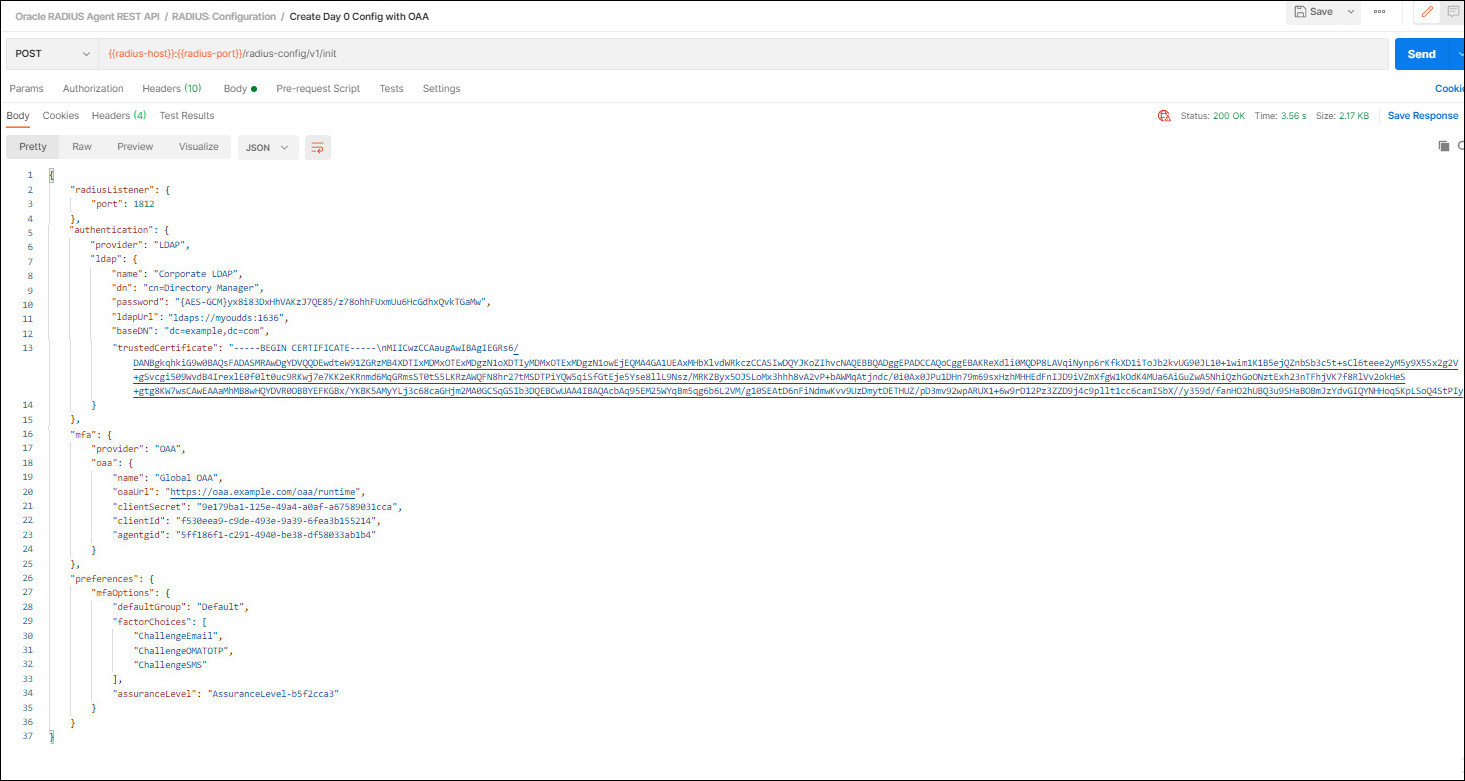 **Day0 MFA Configuration Success**