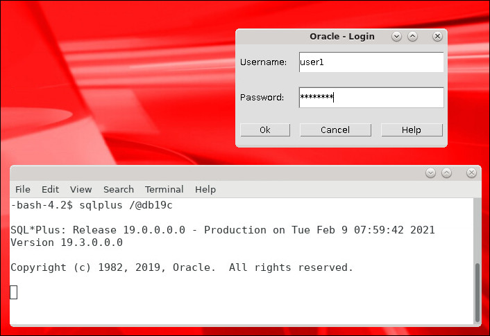 **Database Client Login**