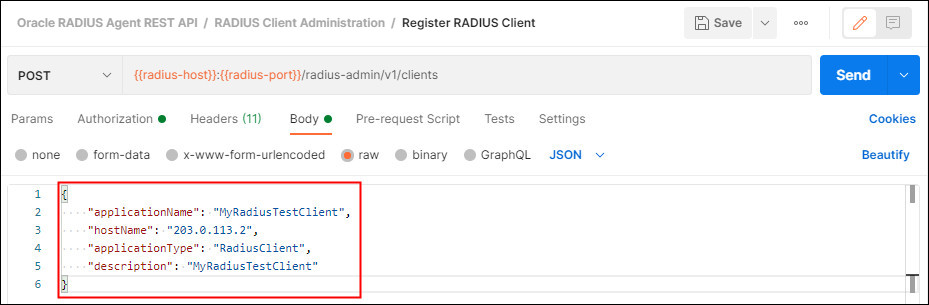 **Register Client**