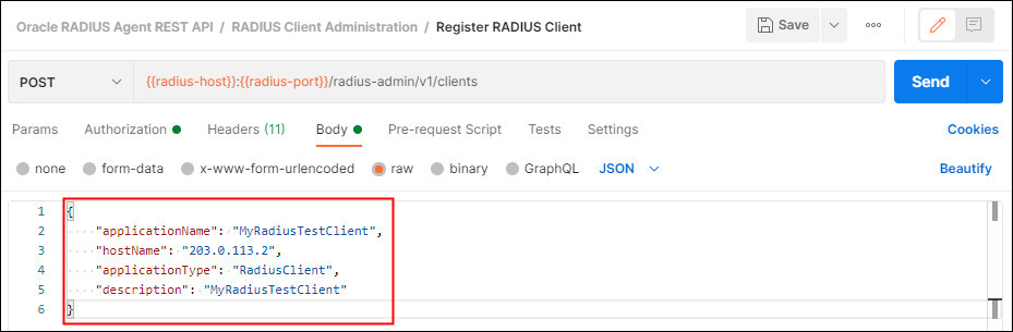 **Register Client**