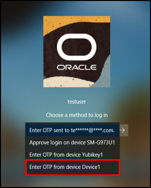 **Second Factor Choice**