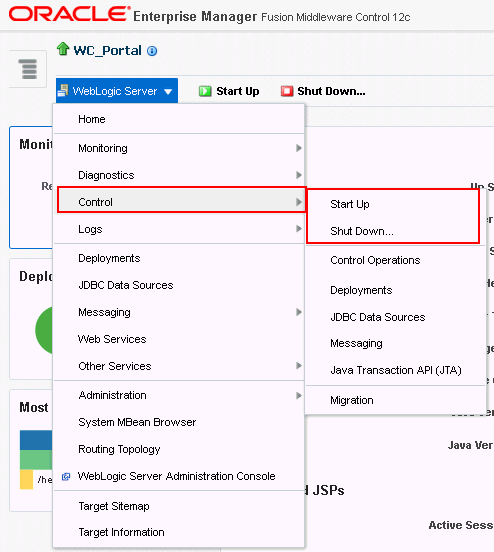 Managed Server Start Up or Shut Down