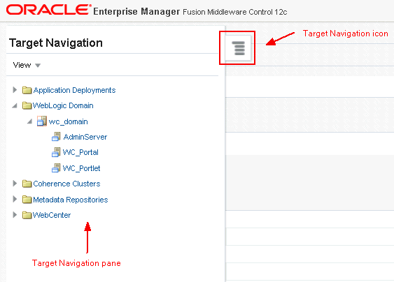 Accessing Managed Server Home Page