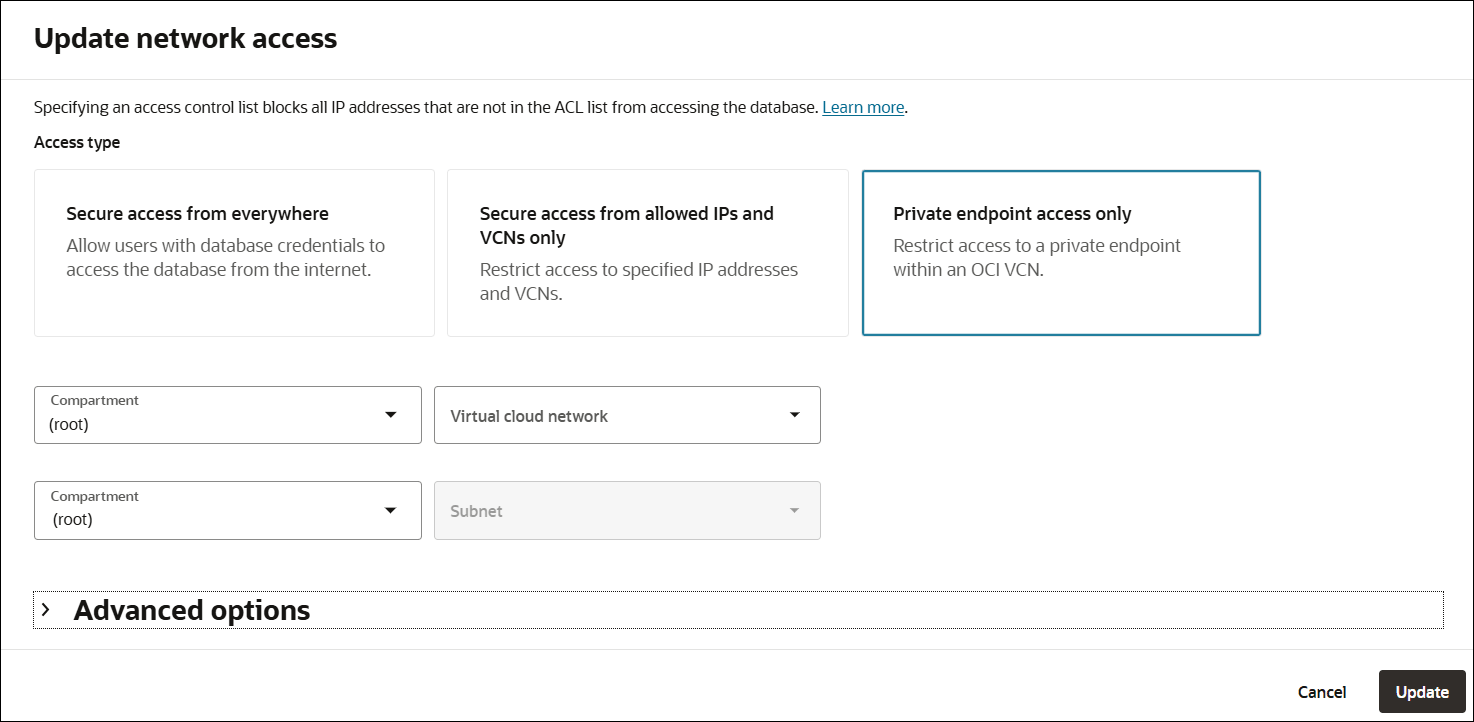 Description of adb_network_private_update.png follows Description of adb_network_private_update.png follows