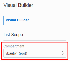 Description of admin-console-compartment.png follows Description of admin-console-compartment.png follows