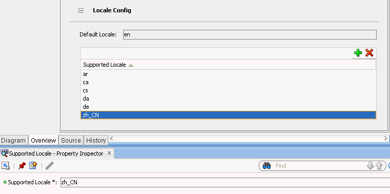 Add locale to faces-config.xml.