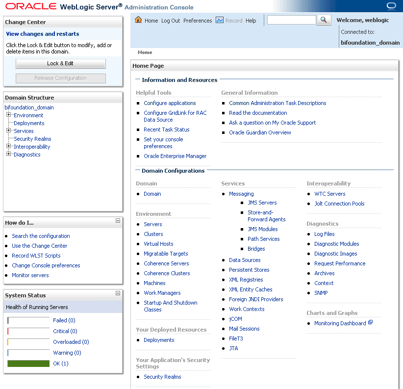 Surrounding text describes wls_admin_home.gif. Surrounding text describes wls_admin_home.gif.