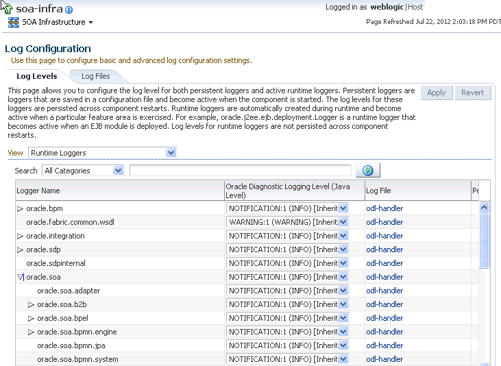 Description of sca_logconfig.gif follows