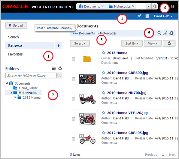 Graphic of browse mode features