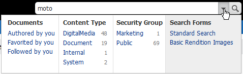 Search Box Filters