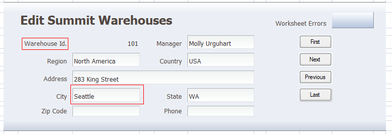 Runtime view of label properties