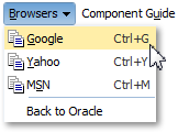 goMenuItem component navigates