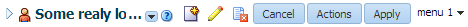 Text for the panelHeader is Truncated
