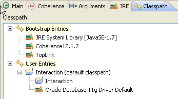 Classpath for the CoherenceCache Program Classpath for the CoherenceCache Program