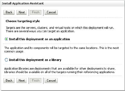 Installing the Deployment as an Application Installing the Deployment as an Application