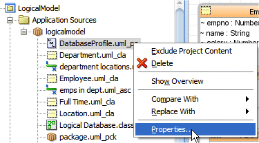 Profile app props