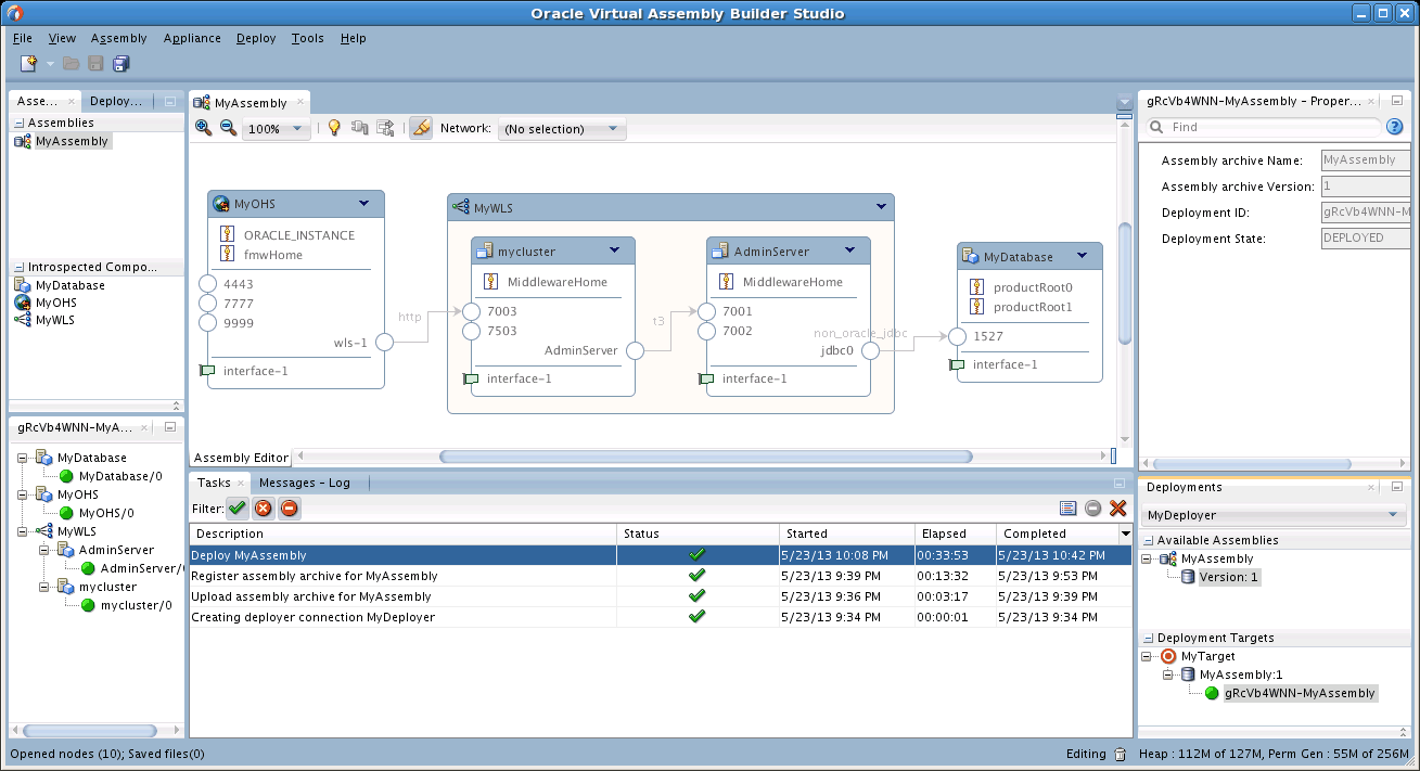 Oracle Virtual Assembly Builder Studio Oracle Virtual Assembly Builder Studio