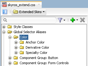 Color Categories Skyros&rsquo;s Global Selector Aliases