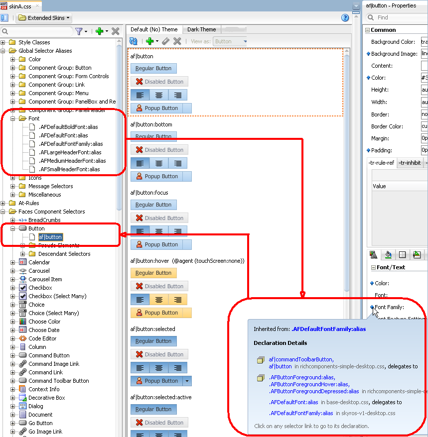 Selector Inherits Value from Global Selector Alias