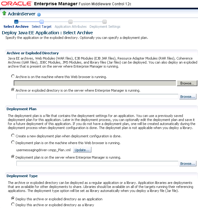 Deploying UMS Drivers using EM Deploying UMS Drivers using EM