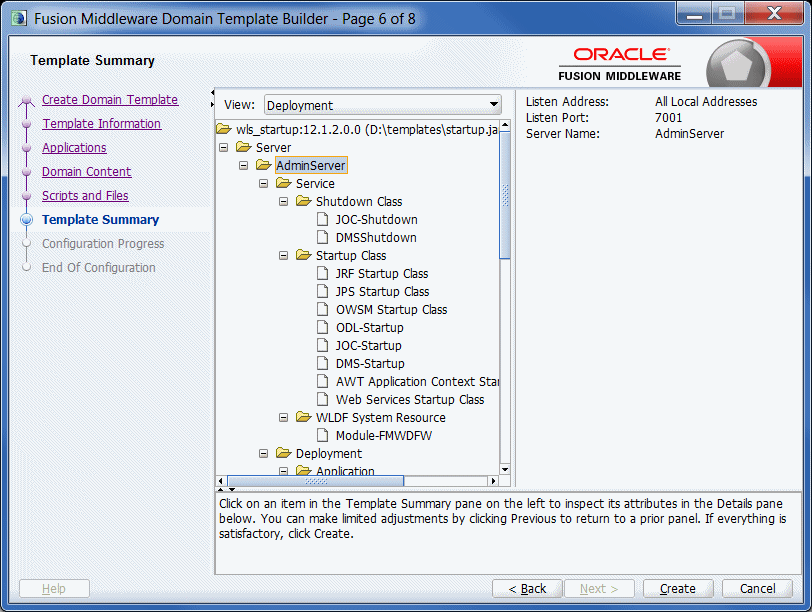Description of templatesummary.gif follows
