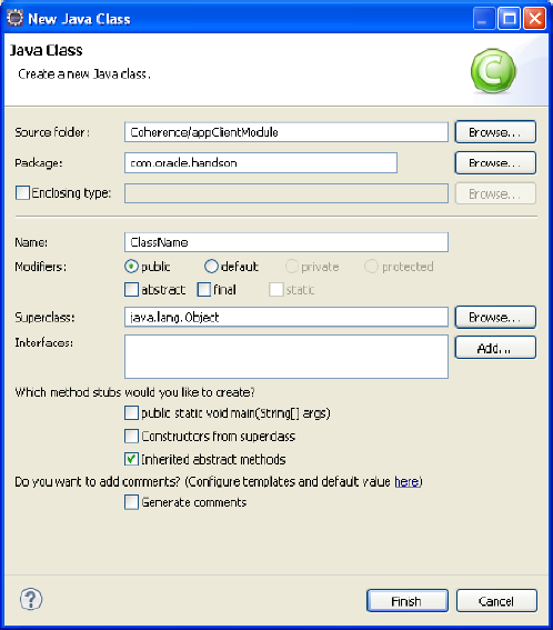 Defining a New Java Class